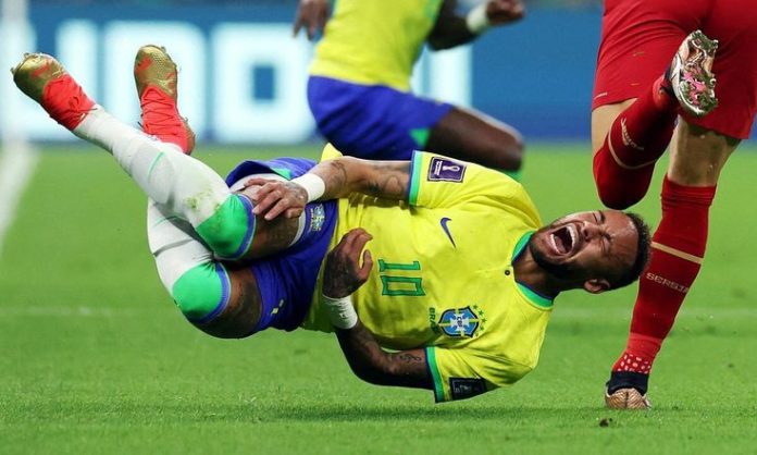 neymar world cup injury