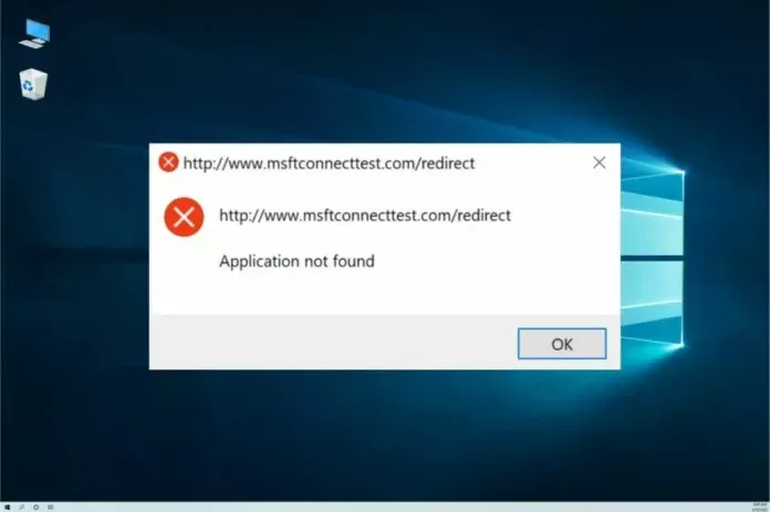 How to Resolve MSFTConnectTest Redirect Error